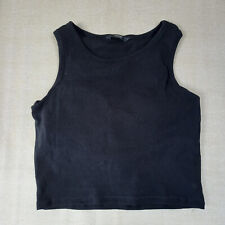 Black cotton vest for sale  TROWBRIDGE