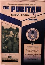 Banbury united witney for sale  UPMINSTER