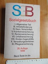 Altes sozialgesetzbuch sgb gebraucht kaufen  Wartenberg