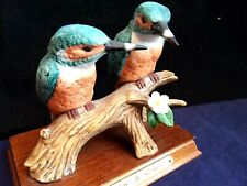 Kingfishers figurine leonardo for sale  GAINSBOROUGH