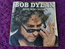 Bob Dylan – Baby Stop Crying Vinyl 7" Single 1978 Spain CBS 6697 comprar usado  Enviando para Brazil