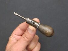 Used, 1800's Small 3 3/4"Unusual Old/Vtg Ratcheting Screwdriver Antique Rare Farm Tool for sale  Shipping to South Africa