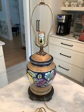 beautiful blue ceramic lamp for sale  Atkinson