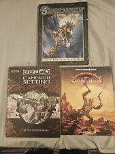 Lote de 3 livros de Dungeons and Dragons. Eberron, Dark Sun! L@@k!! comprar usado  Enviando para Brazil