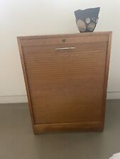 Vintage oak tambour for sale  LONDON