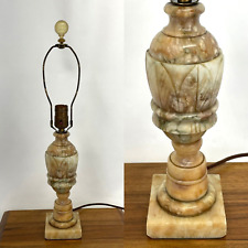 Lámpara de mesa de escritorio de piedra ágata neoclásica de colección mármol griego romano, usado segunda mano  Embacar hacia Argentina