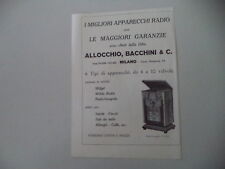 Advertising pubblicità 1932 usato  Salerno