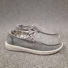 Used, Hey Dude Wendy L Linen Women's Shoes Size 6 Iron Grey Slip On Comfort Casual for sale  Shipping to South Africa