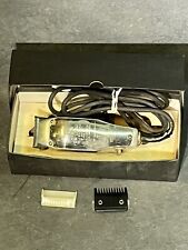 Andis Junior Deluxe Electric Hair Clippers Model JD Box Blade Cover Vintage for sale  Shipping to South Africa