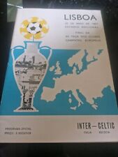 Inter celtic 1967 for sale  COVENTRY