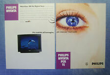 BELLEU994-PUBBLICITA'/ADVERTISING-1994- PHILIPS MATCHLINE 100 HZ DIGITAL SCAN usato  Milano