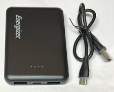 Used, Energizer MAX 5,000 mAh Ultra-Slim, USB-C (in/out)+2 USB Portable Charger, Black for sale  Shipping to South Africa