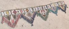 Used, OLD FINE BEADED EMBROIDERY RABARI ETHNIC DOOR VALANCE WALL DECOR TAPESTRY TORAN for sale  Shipping to South Africa
