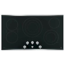 GE PROFILE  36" 5-ELEMENTS SMOOTH SURFACE RADIANT  COOKTOP  Stainless Steel -NEW for sale  Long Valley