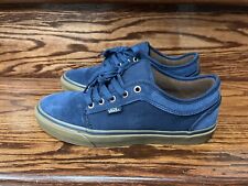 Zapatos de patín para hombre Vans Chukka bajos azules goma talla 9, usado segunda mano  Embacar hacia Mexico