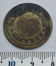 Palethorpes canteen token for sale  BURNTWOOD