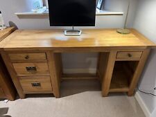 Solid oak desk for sale  TAUNTON