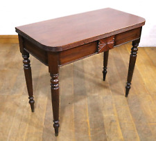 Antique Victorian mahogany turn over top console tea table / writing table for sale  Shipping to South Africa