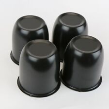 4 Push Through Black Center Caps For 3.30" Rim Center Bore Trailer Rim for sale  Shipping to South Africa