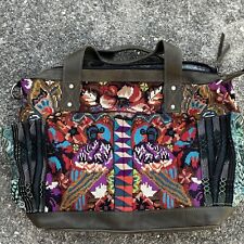 Bolso de Viaje Convertible Nena & Co Tejido de Cuero - Par de Pájaros Nuevo segunda mano  Embacar hacia Argentina