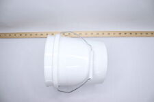Used, Encore Plastics Industrial Pail with Handle Plastic White 1-Gallon for sale  Shipping to South Africa