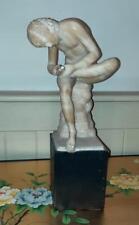 Excelente estátua antiga de alabastro de Fidele Spinario ou menino com espinho em Plynth comprar usado  Enviando para Brazil