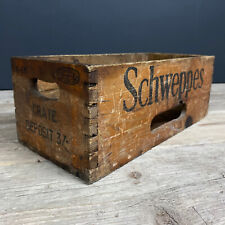 Vintage schweppes crate. for sale  WELLINGTON