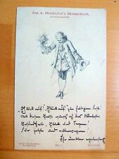 Carta artista 1900 usato  Spedire a Italy