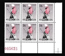 1964 AUSTRALIAN BIRDS 1'6 GALAH BLOCO DE CANTO 6 SELOS PRÉ-DECIMAIS MUH #P420 comprar usado  Enviando para Brazil