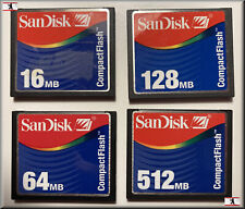 SanDisk Compact Flash CF-Card 16 32 64 128 256 512MB SDCFB with Case for sale  Shipping to South Africa