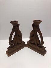 Wooden candle holders for sale  Stratford