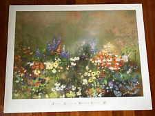 Estampado artístico floral Meadow Garden III de Aleah Koury 40"" x 31"" tamaño total, usado segunda mano  Embacar hacia Argentina