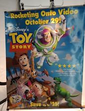 Antigo Pixar Original Toy Story Loja de Filmes Aluguel Vídeo Pôster de Lançamento 26x40 comprar usado  Enviando para Brazil