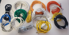 16 Random Length Ethernet Cables Cat5 - Cat6 Patch Jumpers 3 Feet to 25 Feet for sale  Shipping to South Africa