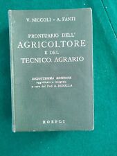 Hoepli 1952 prontuario usato  Arezzo