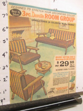 anúncio de jornal 1966 House of Orleans quarto grupo cadeira conjunto de móveis SETTEE SOFA comprar usado  Enviando para Brazil