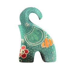 Handcarved painted elephant for sale  Des Plaines
