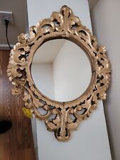 Mirror hand carved for sale  Parlin