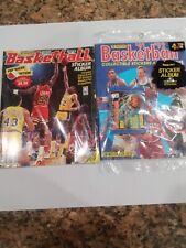 (2) Álbuns adesivos Panini NBA 1990-1991, 91-92 Jordan, Bird, Magic comprar usado  Enviando para Brazil