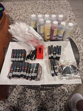 Used, Canon PGI-72 ink refill kit, 24 carts, Inks, Syringes And resetter  for sale  Shipping to South Africa