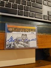 2008 GEORGE Musso CUT AUTO Upper Deck RARE /20 ICONIC CUTS CHICAGO BEARS Great for sale  Shipping to South Africa