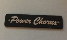 "Emblema de metal Fender para guitarra Power Chorus 2 x 12" , usado segunda mano  Embacar hacia Argentina