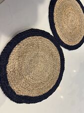 round wicker placemats for sale  STEYNING
