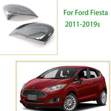 Para Ford Fiesta 2011-19s ABS fibra de carbono porta lateral retrovisores tampa acabamento comprar usado  Enviando para Brazil