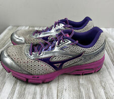 Tênis de corrida feminino Mizuno Wave Legend 3 8,5 W rosa roxo prata, usado comprar usado  Enviando para Brazil