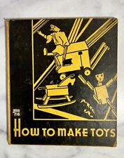 Antigo Livro “Como Fazer Brinquedos” de 1939 Capa Estilo Art Deco Fotos P&B Shaker Hts comprar usado  Enviando para Brazil