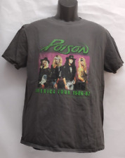POISON 80s Camiseta Retro Pelo Metal 86/87 America Tour Dates Para Hombre Talla Grande segunda mano  Embacar hacia Mexico