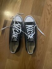 Used, Converse Size M10/W12- Chuck Taylor All Star Black Lows for sale  Shipping to South Africa