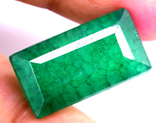 14.35 Ct Certified Natural Green Bixbite Beryl Emerald Cut Loose Gemstone for sale  Shipping to Canada