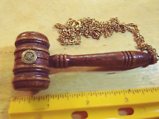 Wooden gavel 1cm for sale  Shipping to Ireland